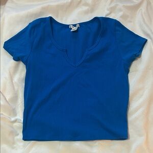 Bozzolo Royal Blue Short Sleeve Top
